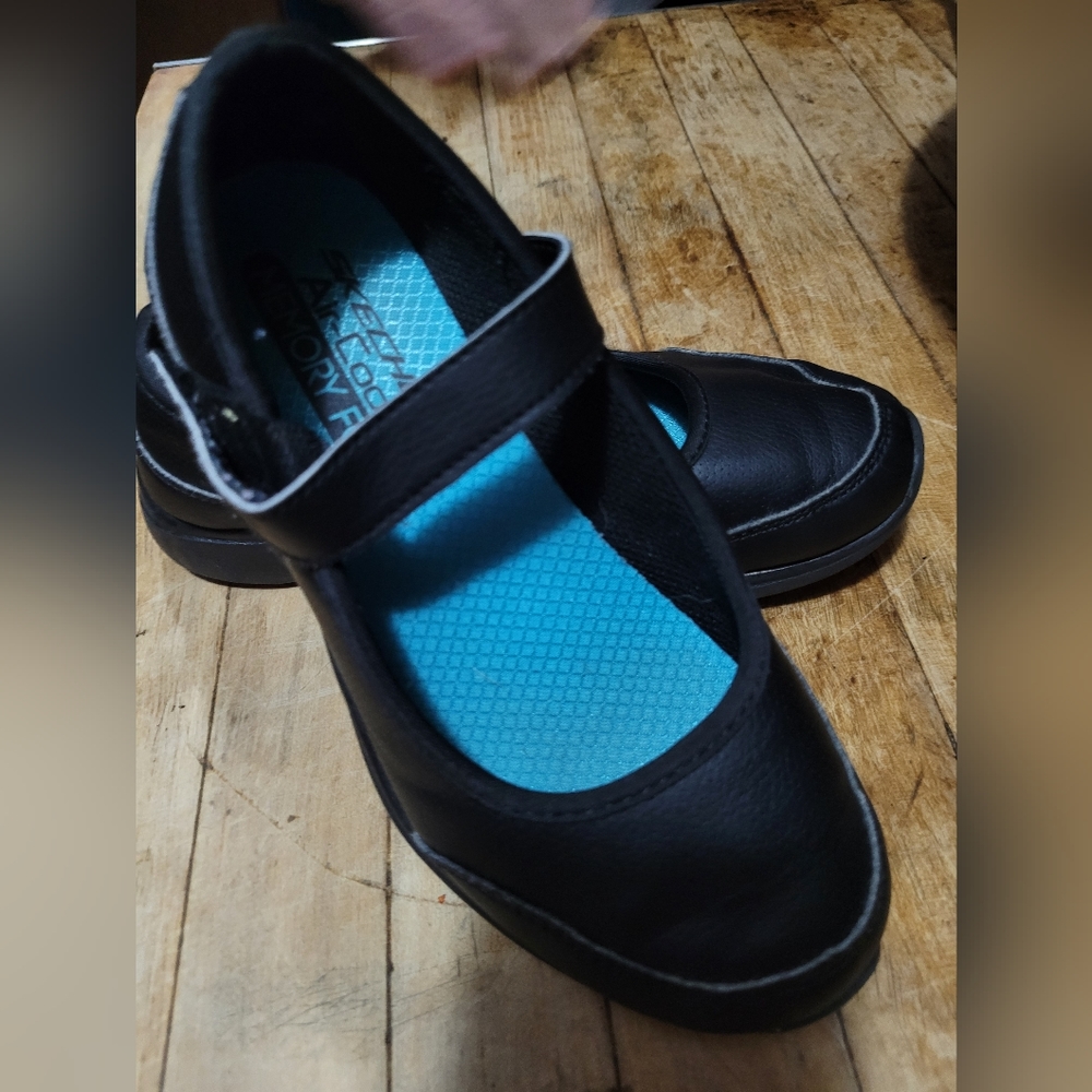 Skechers Microstrides Mary Jane Black Sneaker, size 13.5